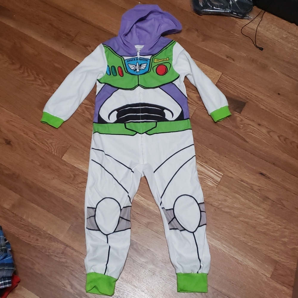 Buzz Lightwave zip up onesie
